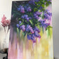 Ceriņu eļļas glezna uz audekla 70 x 100 cm Ilvija Žeigure