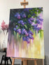 Ceriņu eļļas glezna uz audekla 70 x 100 cm Ilvija Žeigure