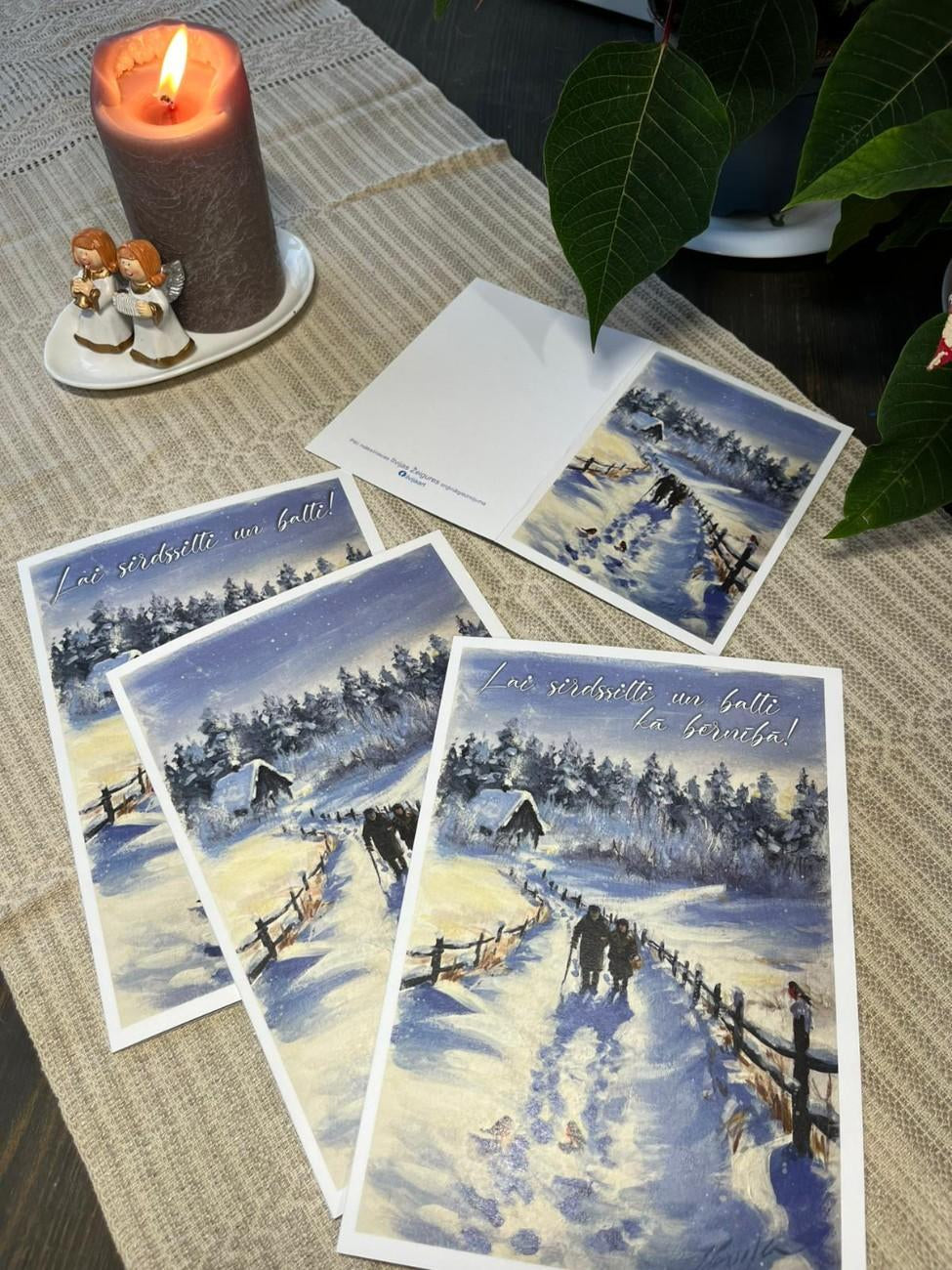 Apsveikuma kartīte “Vecvecāki”