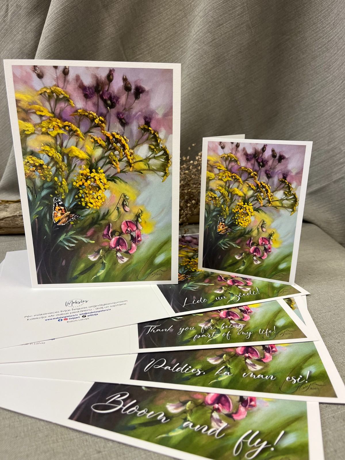Greeting card “Tansy”