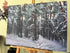 Ilvijas Žeigures glezna ar piesniguša meža dabas skatu  50 x 70 cm, uz audekla ar eļļas krāsām